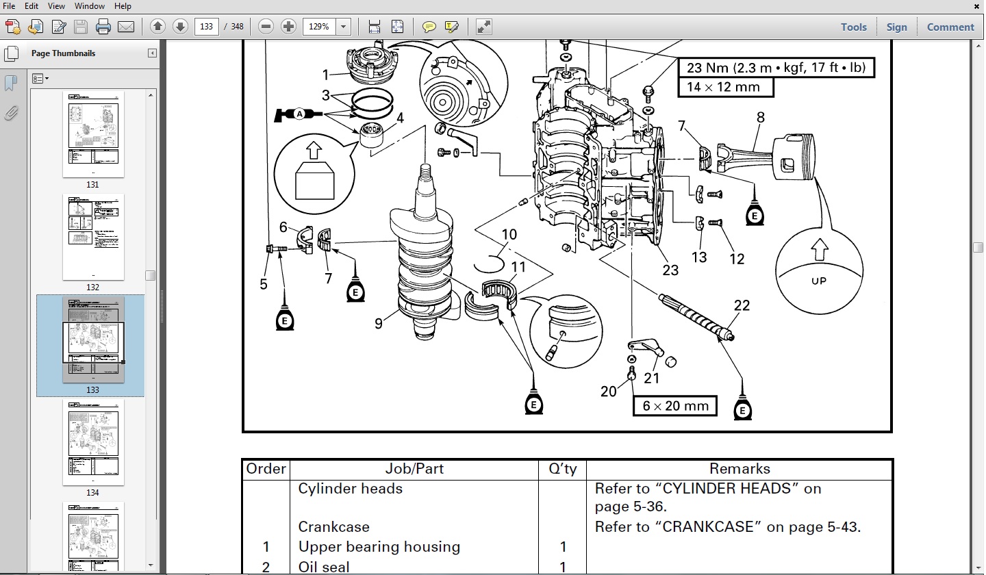 Product picture Yamaha VZ250 F outboard service repair manual. PID Range: 60X-1005363Current Mfg April 2005 and newer